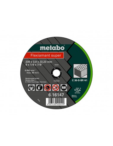 DISCO METABO CORTE PIEDRA 115X2.5 C30-S