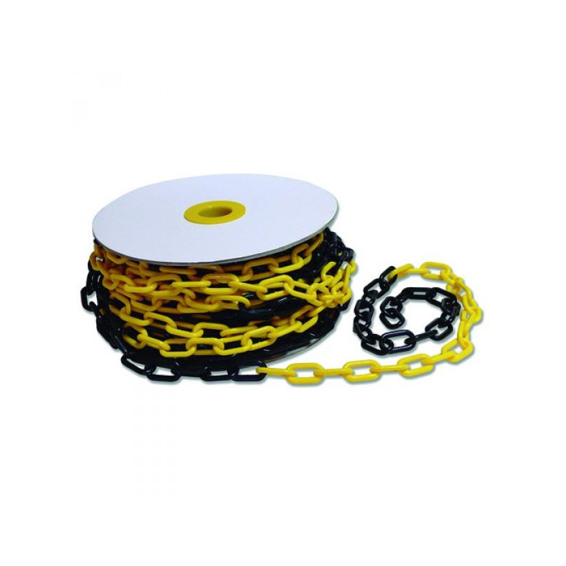 CADENA PLASTICO NEGRA/AMARILLA Ø6x25 78-832 *PROMOCION*