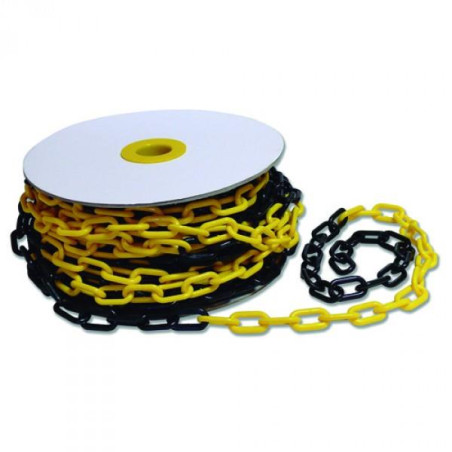CADENA PLASTICO NEGRA/AMARILLA Ø6x25 78-832 *PROMOCION*