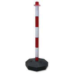 POSTE CADENA PLASTICO GAYNER ROJO/BLANCO 78-842