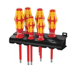 WERA - JUEGO DESTORNILLADORES WERA 160i/7 RACK VDE *PROMOCION*