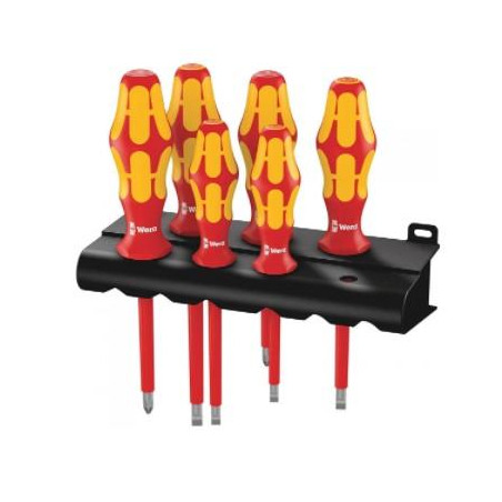 WERA - JUEGO DESTORNILLADORES WERA 160i/7 RACK VDE *PROMOCION*