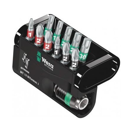 WERA - JUEGO PUNTAS WERA BIT CHECK 12 BI TORSION 889/4/1