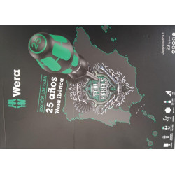 WERA - JUEGO DESTORNILLADORES WERA 25 AÑOS IBERICA 23 PZAS