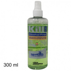 NETTUNO - GEL HIGIENIZANTE SPRAY SIN ALCOHOL P/ALIMENTACION KILLPLUS 300ml