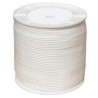 BOBINA CUERDA POLIES.TRENZADO 5MM 200MTS BLANCA