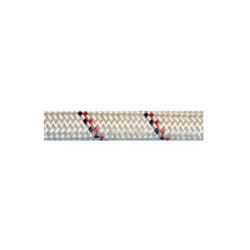 BOBINA CUERDA POLIES.TRENZADO 8MM 15MTS BLANCA