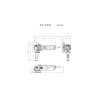 METABO - AMOLADORA ANGULAR METABO W 9-115 QUICK