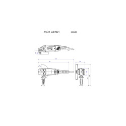 METABO - AMOLADORA ANGULAR METABO WE 24-230 MVT *PROMOCION*