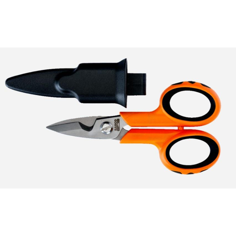 BAHCO - TIJERA ELECTRICISTA BAHCO CON FUNDA SCB140G *PROMOCION*