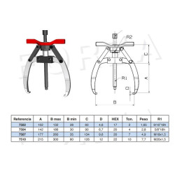 FORZA - EXTRACTOR FORZA 7504 2 PATAS
