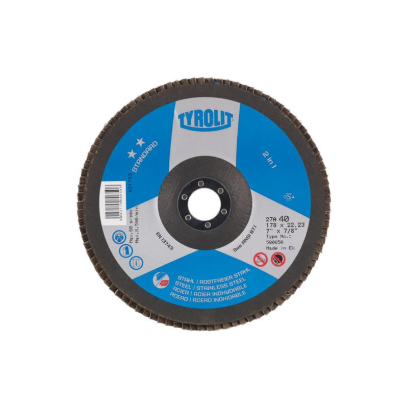TYROLIT - DISCO LAMINAS TYROLIT 115 ZA 40B STANDARD**