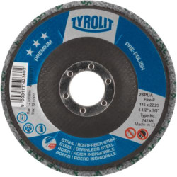 TYROLIT - DISCO PRE PULIDO TYROLIT 115X22.2  PREMIUM G320