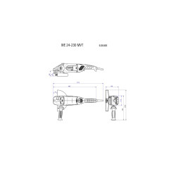 METABO - AMOLADORA ANGULAR METABO WE 24-230 MVT *PROMOCION*