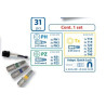 IZAR - JUEGO SET PUNTA ATORNILLAR PH PZ SL IZAR 67769