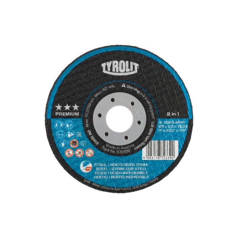 TYROLIT - DISCO TRONZAR TYROLIT 230X1,9 PREMIUM 2en1