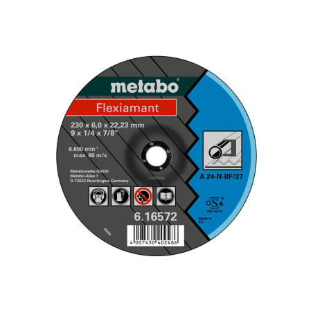 METABO - DISCO METABO DESBASTE 150X6X22 A24-N