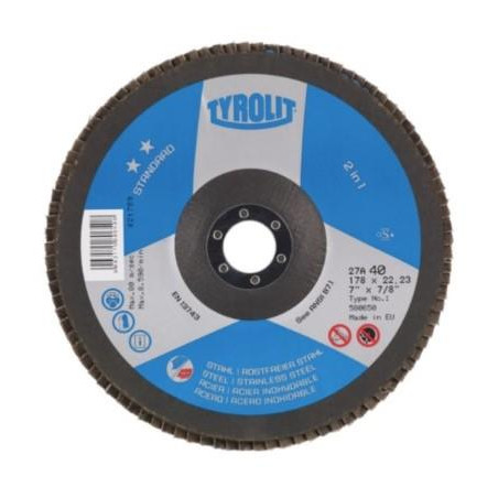 TYROLIT - DISCO LAMINAS TYROLIT 125 ZA 60B STANDARD**2EN1