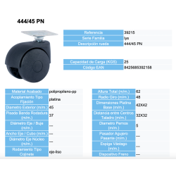 RUEDAS AFO - RUEDA AFO SERIE 444/45