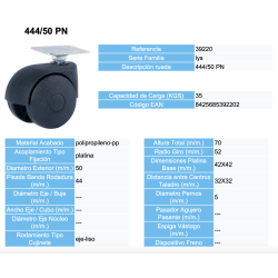 RUEDAS AFO - RUEDA AFO SERIE 444/50