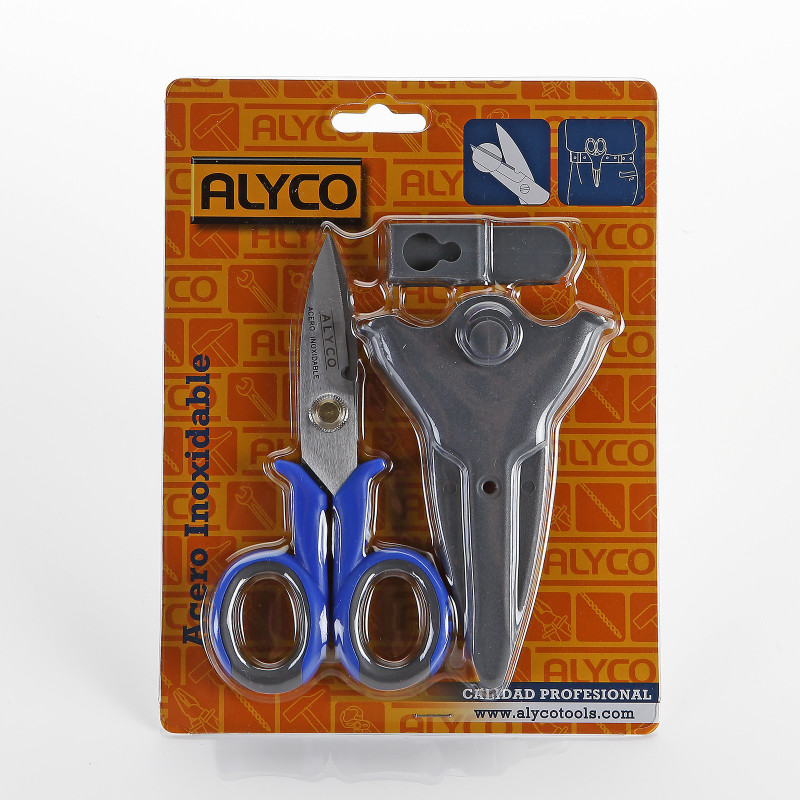 ALYCO - TIJERA ELECTRICISTA CON FUNDA ALYCO 145mm