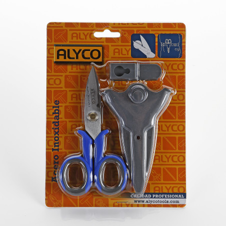 ALYCO - TIJERA ELECTRICISTA CON FUNDA ALYCO 145mm