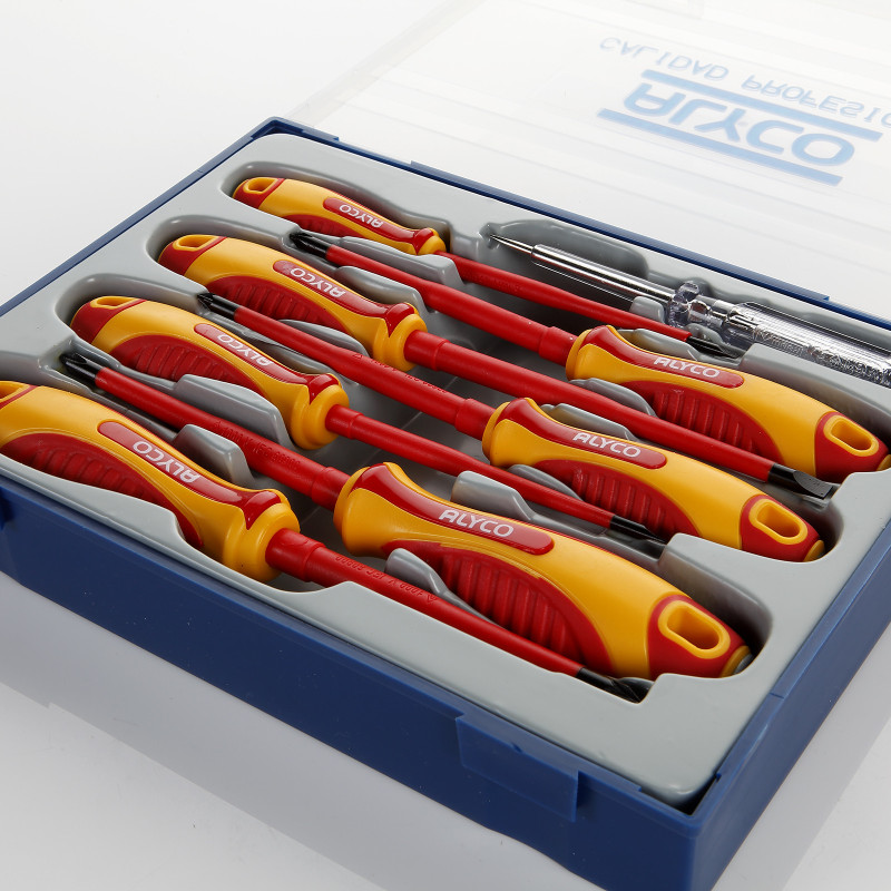 ALYCO - JUEGO DESTORNILLADORES ALICO AISLADOS 8 PIEZAS