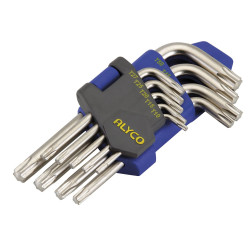 ALYCO - JUEGO LLAVES ACODADA TORX ALYCO  T10-T50  374JH