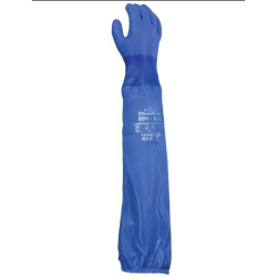 GUANTE PVC AZUL TRIPLE SHOWA690